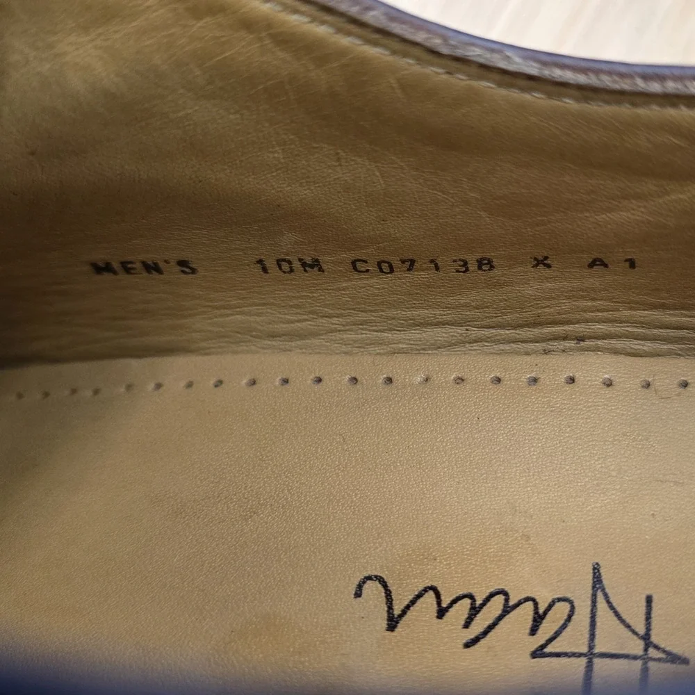 Cole HAAN Eaton Apron Toe Lace Up‎ Oxford Dress Shoe Men 10M Brown C07138